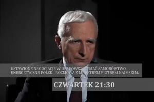 Zwiastun niewyemitowanego wywiadu z ministrem Piotrem Naimskim